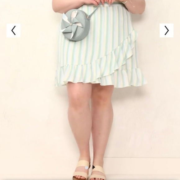 LC Lauren Conrad New With Tags Ruffle Mini Skirt XXL - Picture 12 of 12